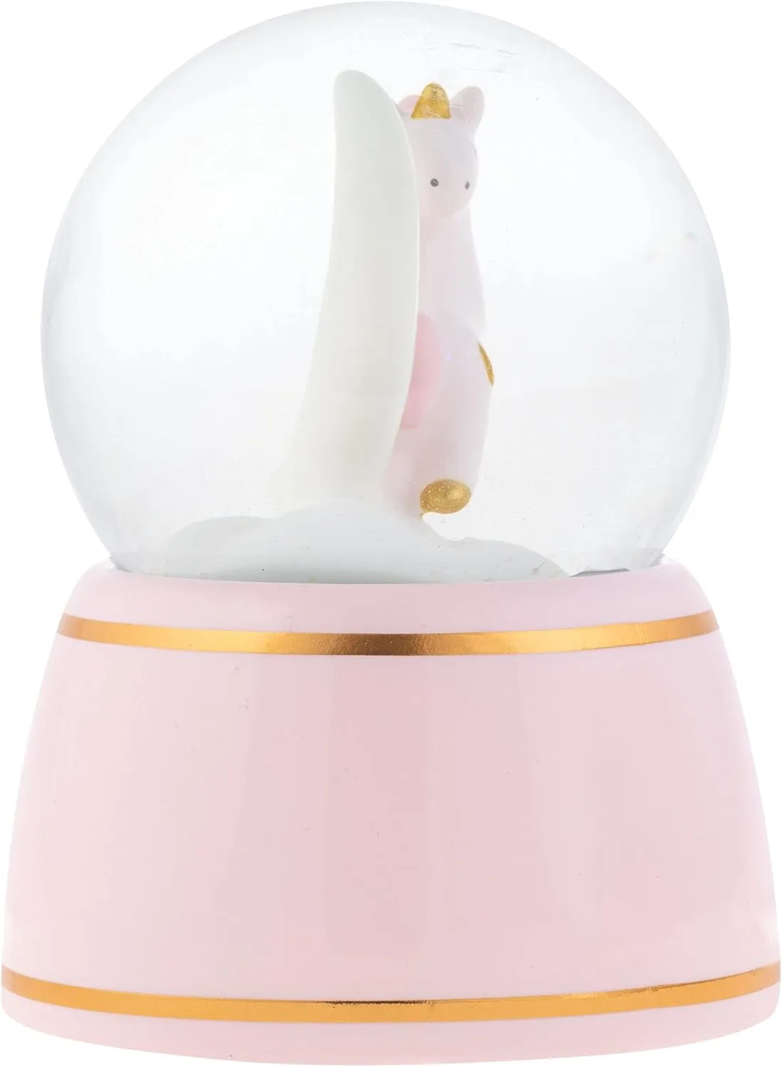 Stephen Joseph, Unicorn Snow Globe, Blows Shimmer and Lights Up, Nursery, Birthday, Kids Snow Globe