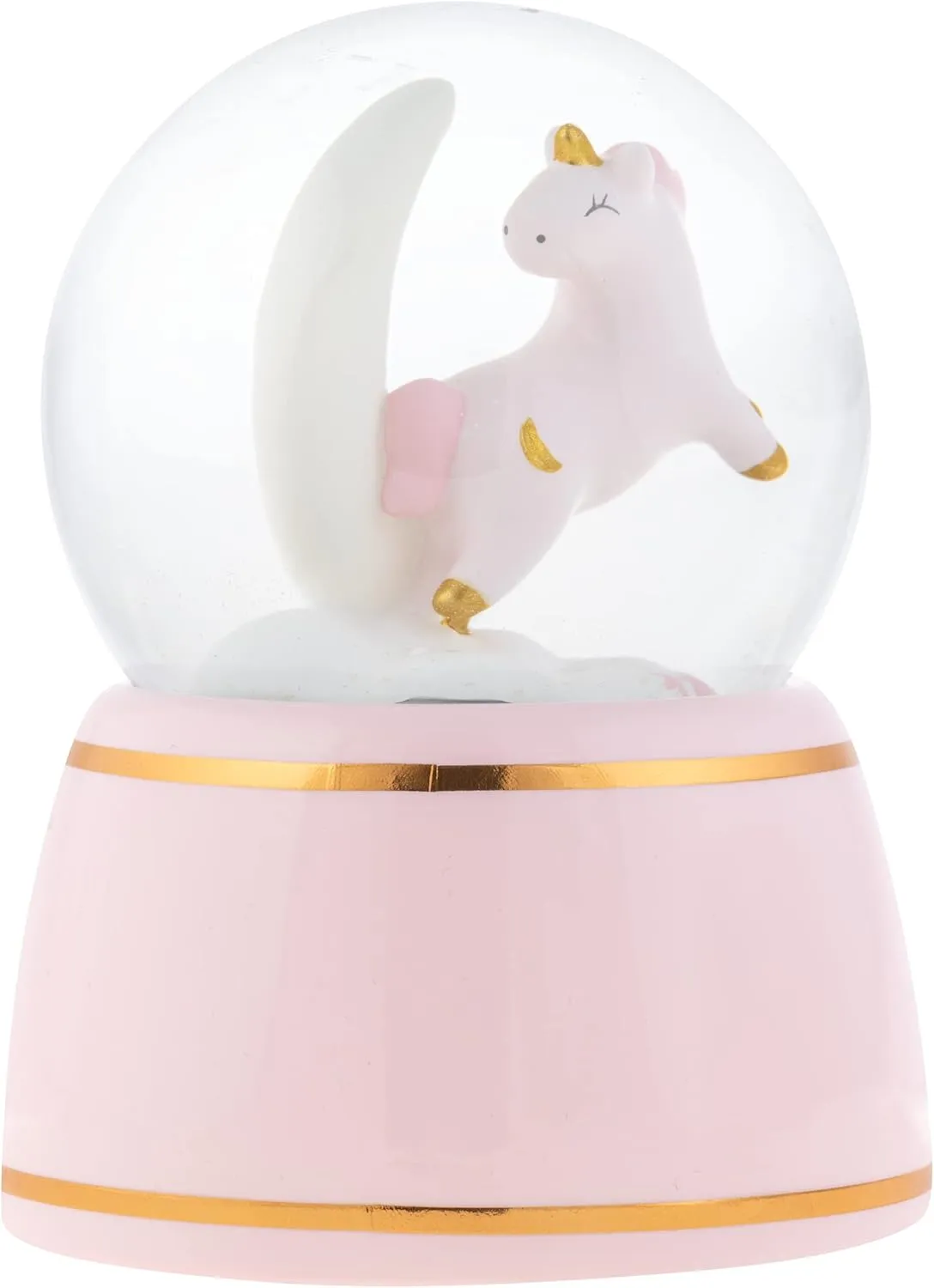 Stephen Joseph, Unicorn Snow Globe, Blows Shimmer and Lights Up, Nursery, Birthday, Kids Snow Globe