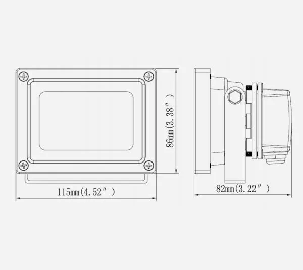 STL- 10W Flood Light with Motion Sensor