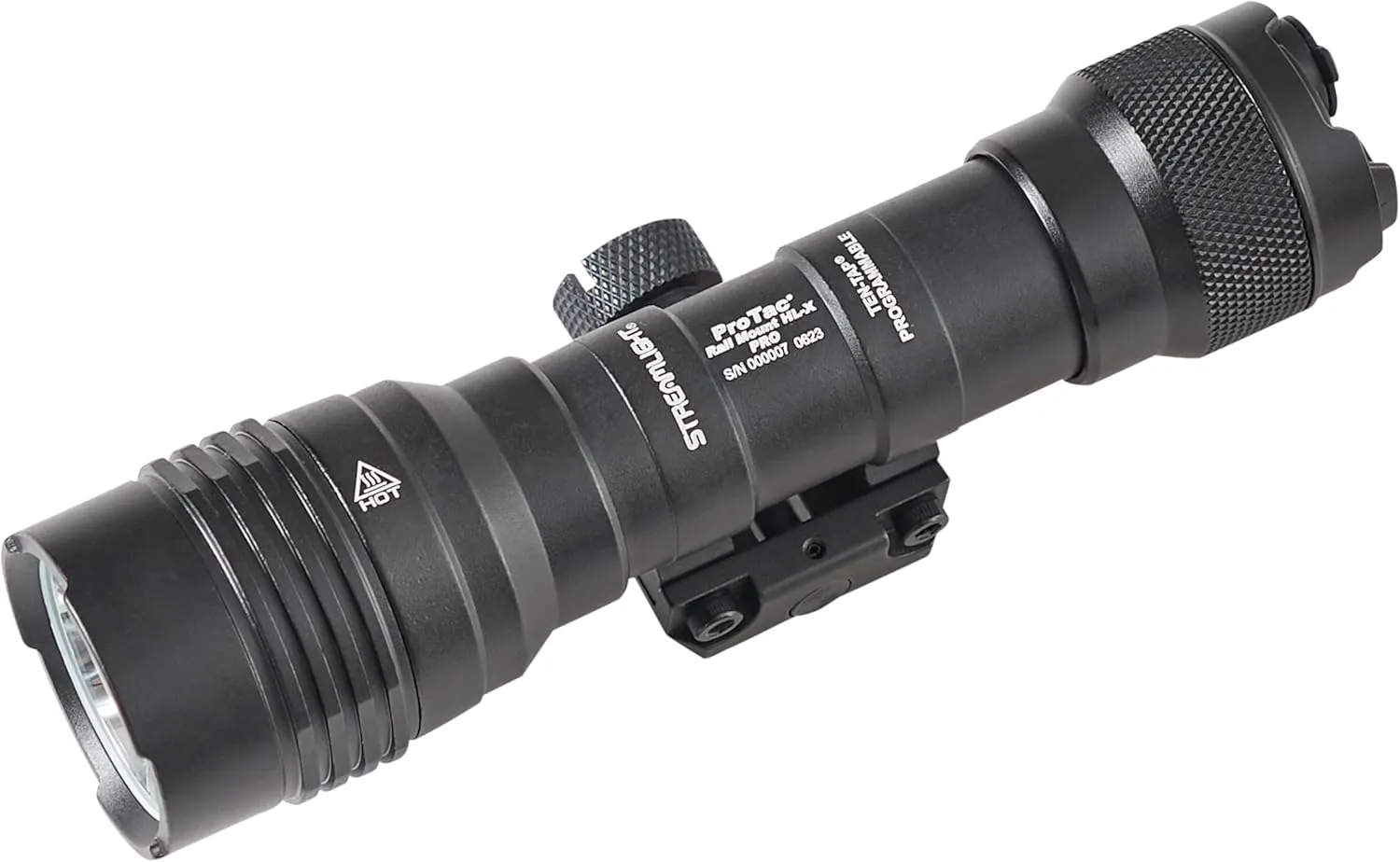 Streamlight 88128 ProTac Rail Mount HL-X Pro 1000-Lumen High Candela Multi-Fuel Long Gun Light, Includes M-LOK kit, Tool, and CR123A Lithium Batteries, Black