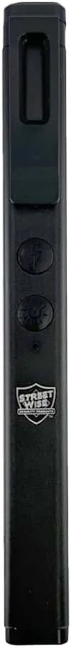 Streetwise Pain Pen 25,000,000 Stun Gun for Self Defense - Tactical Stun Pen for Women and Men, USB Rechargeable, Battery Indicator, Durable Clip, Compact and Concealable for Protection
