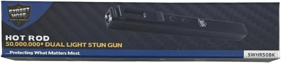 Streetwise Pain Pen 25,000,000 Stun Gun for Self Defense - Tactical Stun Pen for Women and Men, USB Rechargeable, Battery Indicator, Durable Clip, Compact and Concealable for Protection
