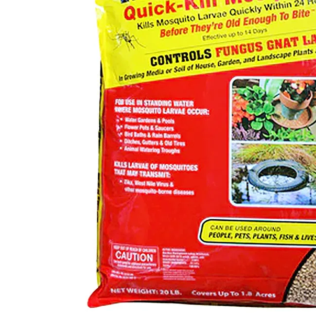 Summit Quick Kill Larvicide Mosquito Bits, 20 lbs. ea, 2 Pk