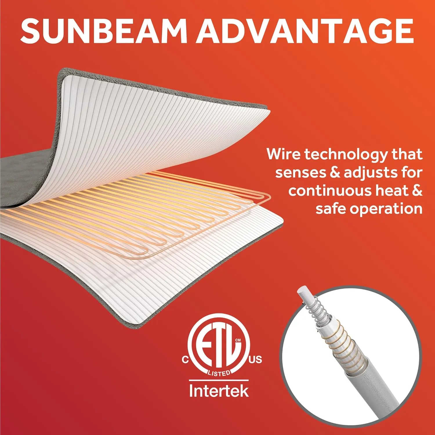 Sunbeam Electric Royal Luxe Microplush Heated Blanket 12 Heat Settings, 12-Hour Selectable Auto Shut-Off, Fast Heating, Warm and Cozy, Dark Cherry Color, Queen, 90" x 84"