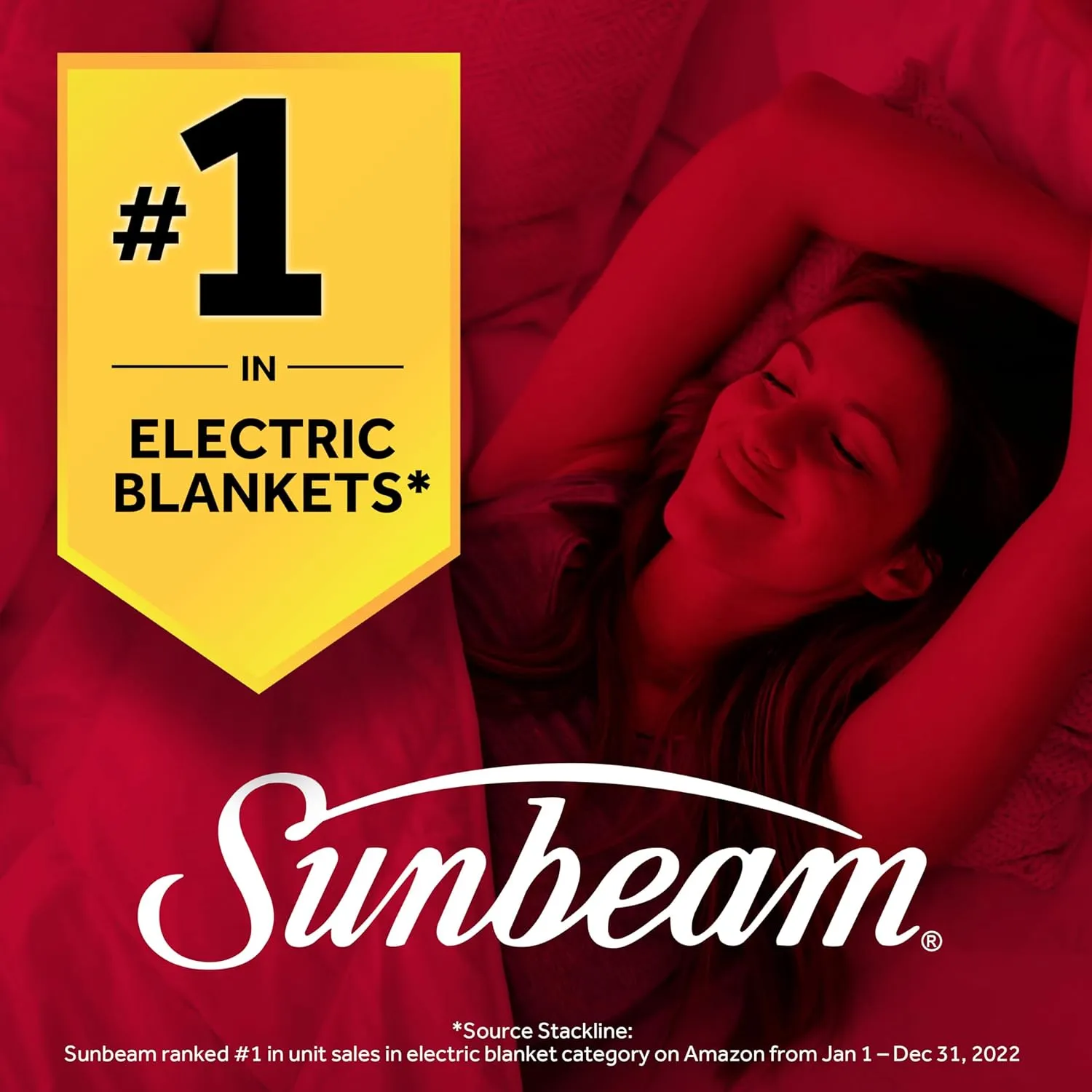 Sunbeam Royal Ultra Admiral Blue Heated Blanket – Queen