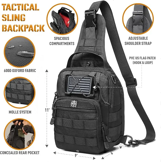 Survival Kit, 265 Pcs, First Aid Kit, Bug Out Bag, Hiking Gear Essentials, Emergency Outdoor Gear and Equipment, Molle System, EDC, Camping Accessories, Hunting, Gifts for Men.