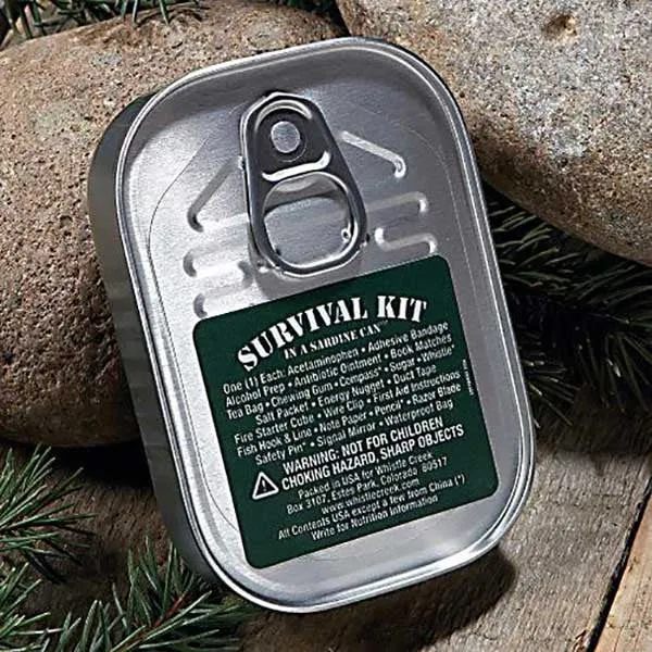 Survival Kit Sardine Can