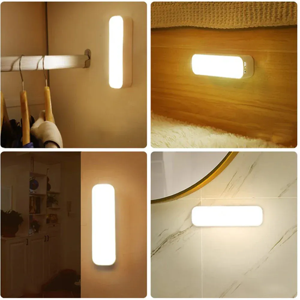 Taavita LED USB Rechargeable Wireless Motion Sensor Wall Lamp for Safe and Illuminated Home