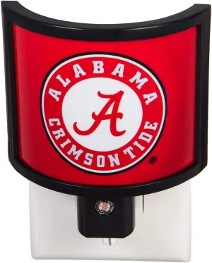 Team Sports America NCAA University of Alabama Glowing Auto Sensor Night Light - 4" Long x 4" Wide x 2" High