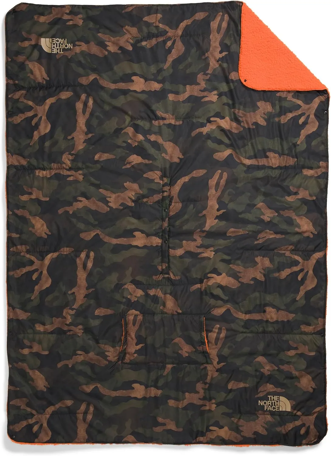 THE NORTH FACE Wawona Fuzzy Blanket, New Taupe Green TNF Camo Print, One Size