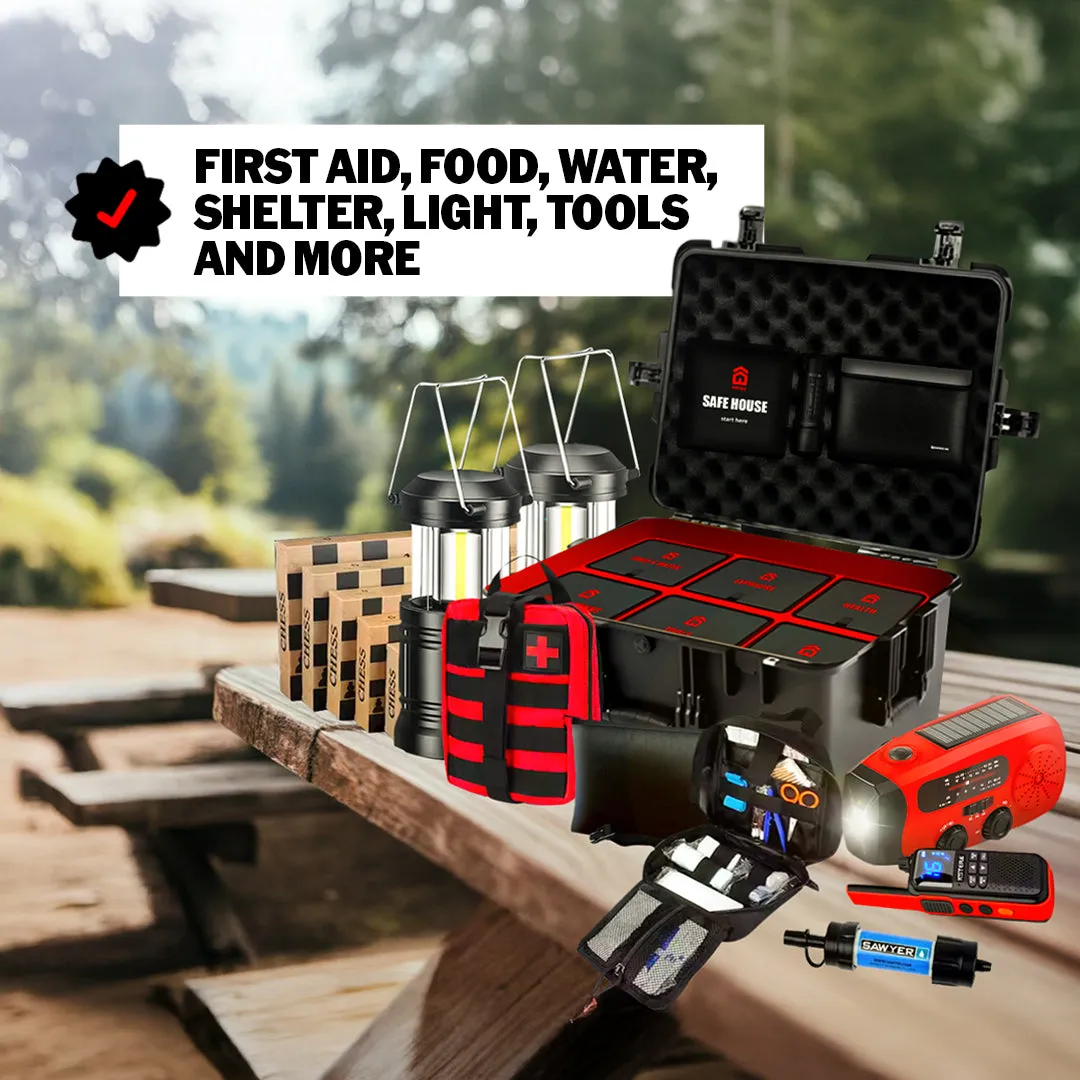 The Safe House Survival Kit | 72-Hour Family Emergency Kit