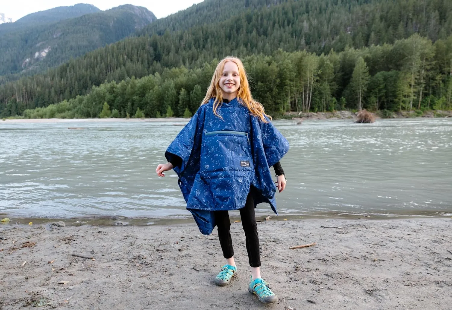 Therm-a-Rest Unisex-Youth Kids Honcho Poncho Wearable Hoodie Blanket