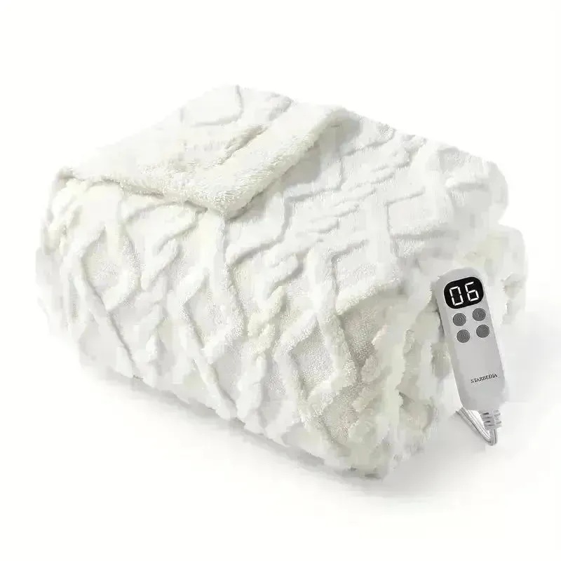 Thick Tufted Sherpa Electric Heated Blanket