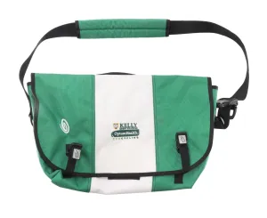 Timbuk2 Classic Messenger Bag GREEN Weather Resistant Flap-Top Commuter Laptop