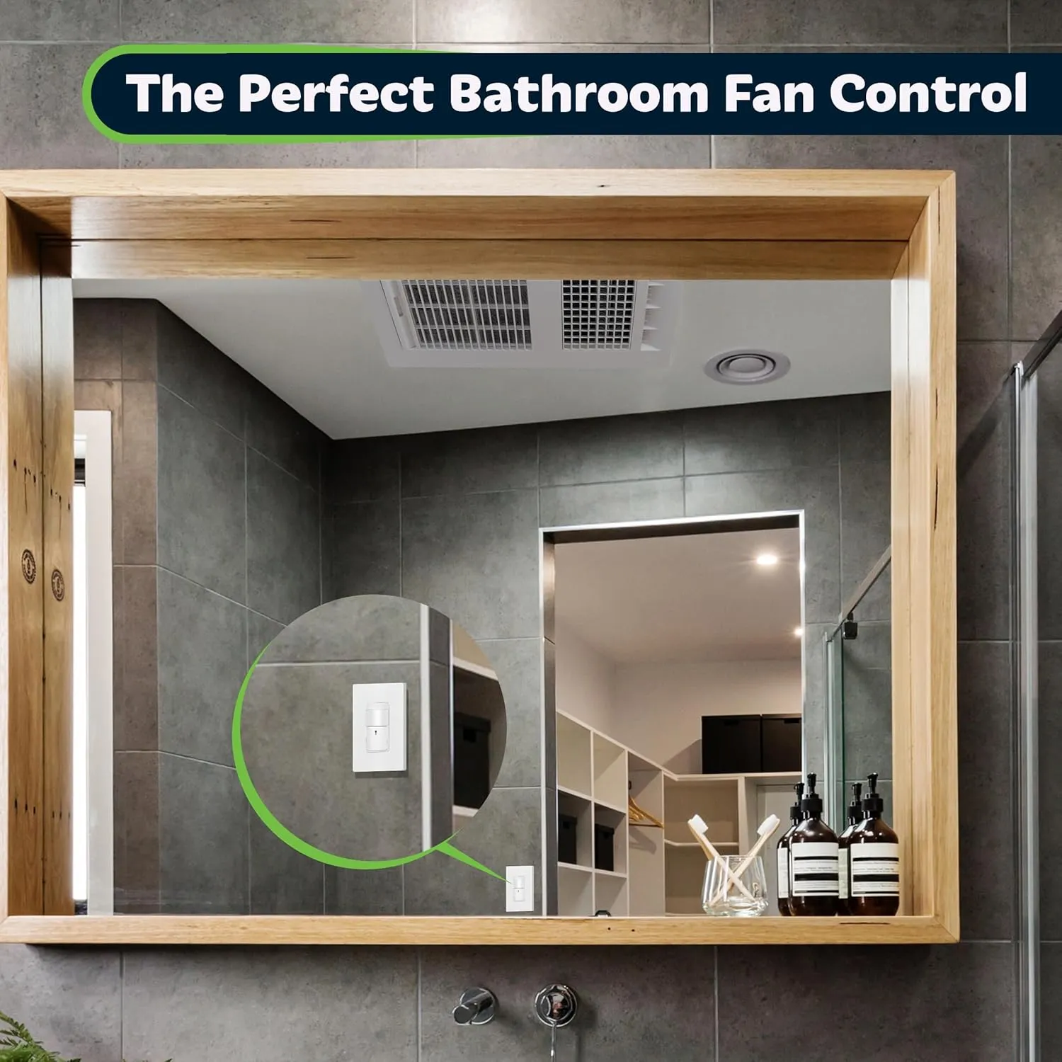 TOPGREENER PIR Motion Sensor Light Switch, Occupancy & Vacancy Motion Sensor Switch, 𝐎𝐩𝐞𝐫𝐚𝐛𝐥𝐞 𝐖𝐢𝐭𝐡𝐨𝐮𝐭 𝐆𝐫𝐨𝐮𝐧𝐝 𝐖𝐢𝐫𝐞, No Neutral Wire, Single Pole, TDOS5-HL-W-2PCS, White