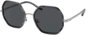 Tory Burch TY6092 Hexagonal Sunglasses for Women   BUNDLE With Designer iWear Eyewear Kit