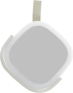 Travel Makeup Mirror with Led Light Portable Handheld Compact Mirror USB Rechargeable Brightness Go Makeup Application