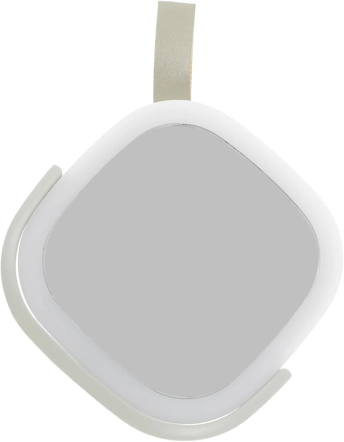 Travel Makeup Mirror with Led Light Portable Handheld Compact Mirror USB Rechargeable Brightness Go Makeup Application
