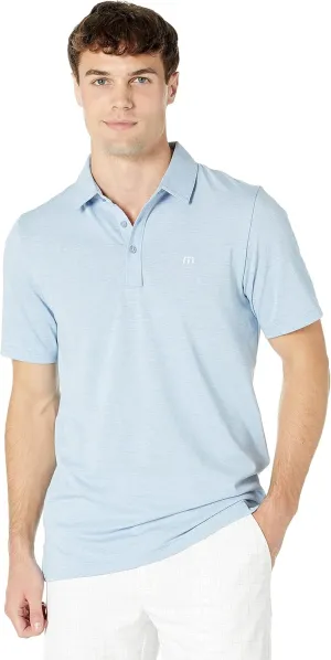 TravisMathew The Zinna Polo Heather Light Blue 2XL