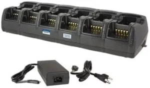 Twelve Bay Rapid Vehicle Charger for Kenwood TK-3180E Rechargeable Two Way Radio - Dual Pod Design