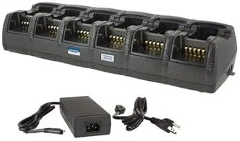 Twelve Bay Rapid Vehicle Charger for Kenwood TK-3180E Rechargeable Two Way Radio - Dual Pod Design