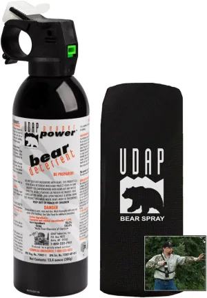UDAP 18CP Super Magnum Bear Spray, Multi,13.4oz