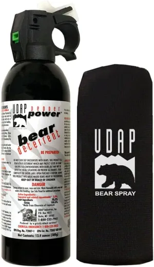 UDAP 18HP Super Mag Bear Spray, Multi