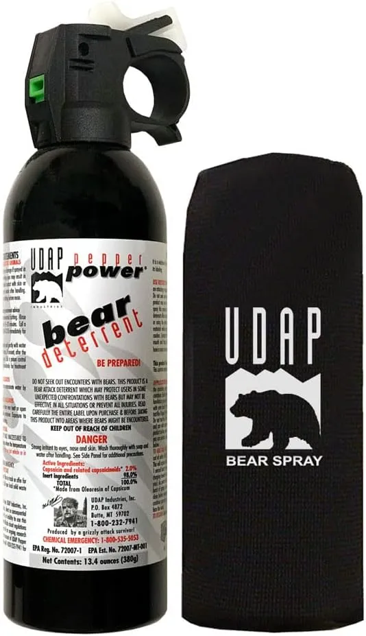 UDAP 18HP Super Mag Bear Spray, Multi