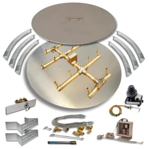 Ultimate Crossfire Bundle: Warming Trends Crossfire CFBCT Circular Tree-Style Brass Burner Bundle
