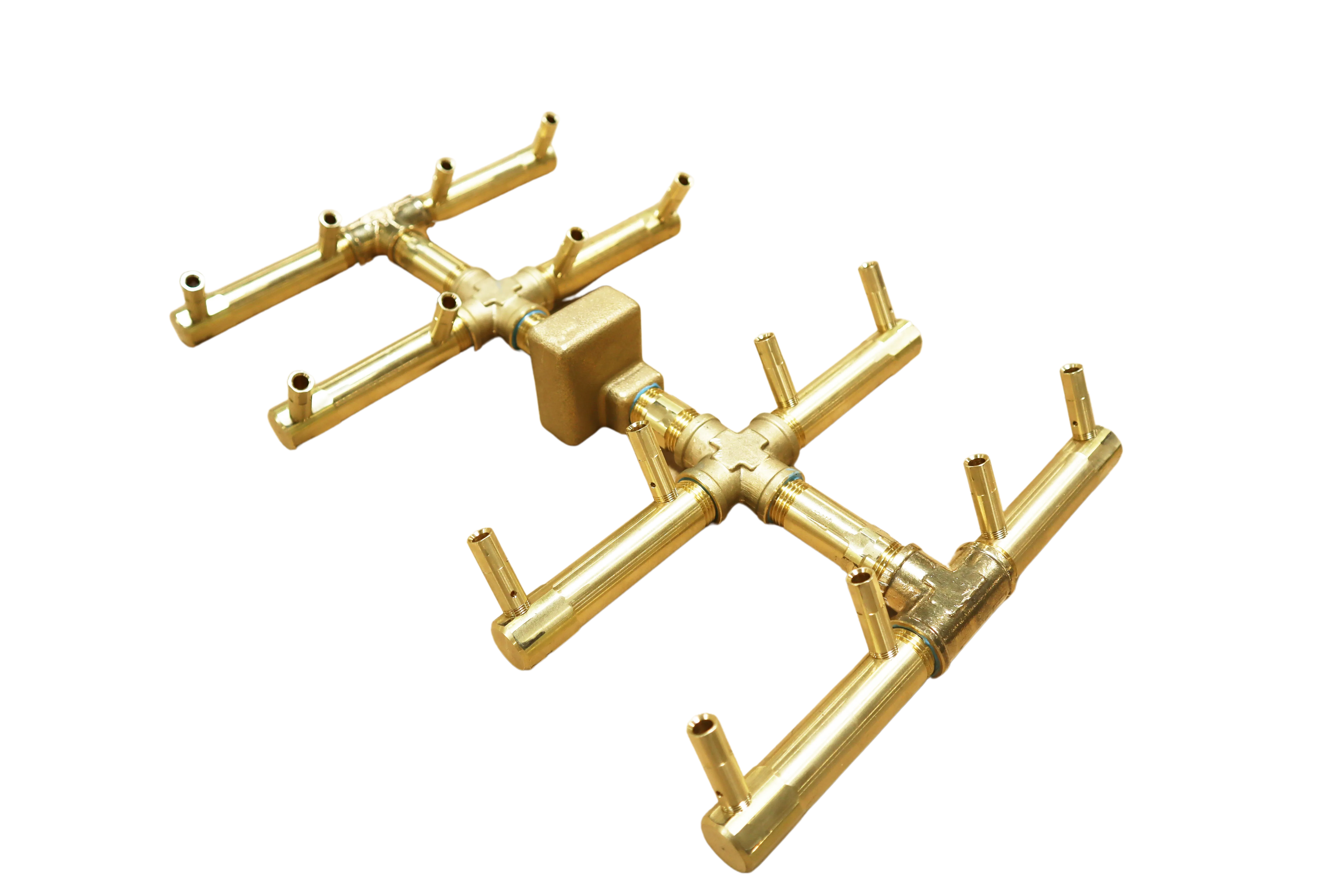 Ultimate Crossfire Bundle: Warming Trends Crossfire CFBDT Double Tree-Style Brass Burner Bundle