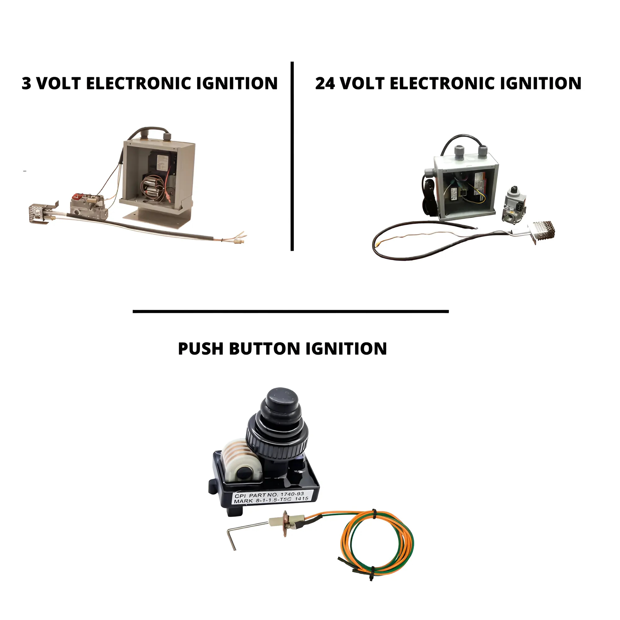 Ultimate Crossfire Bundle: Warming Trends Crossfire CFBL Linear Brass Burner Bundle