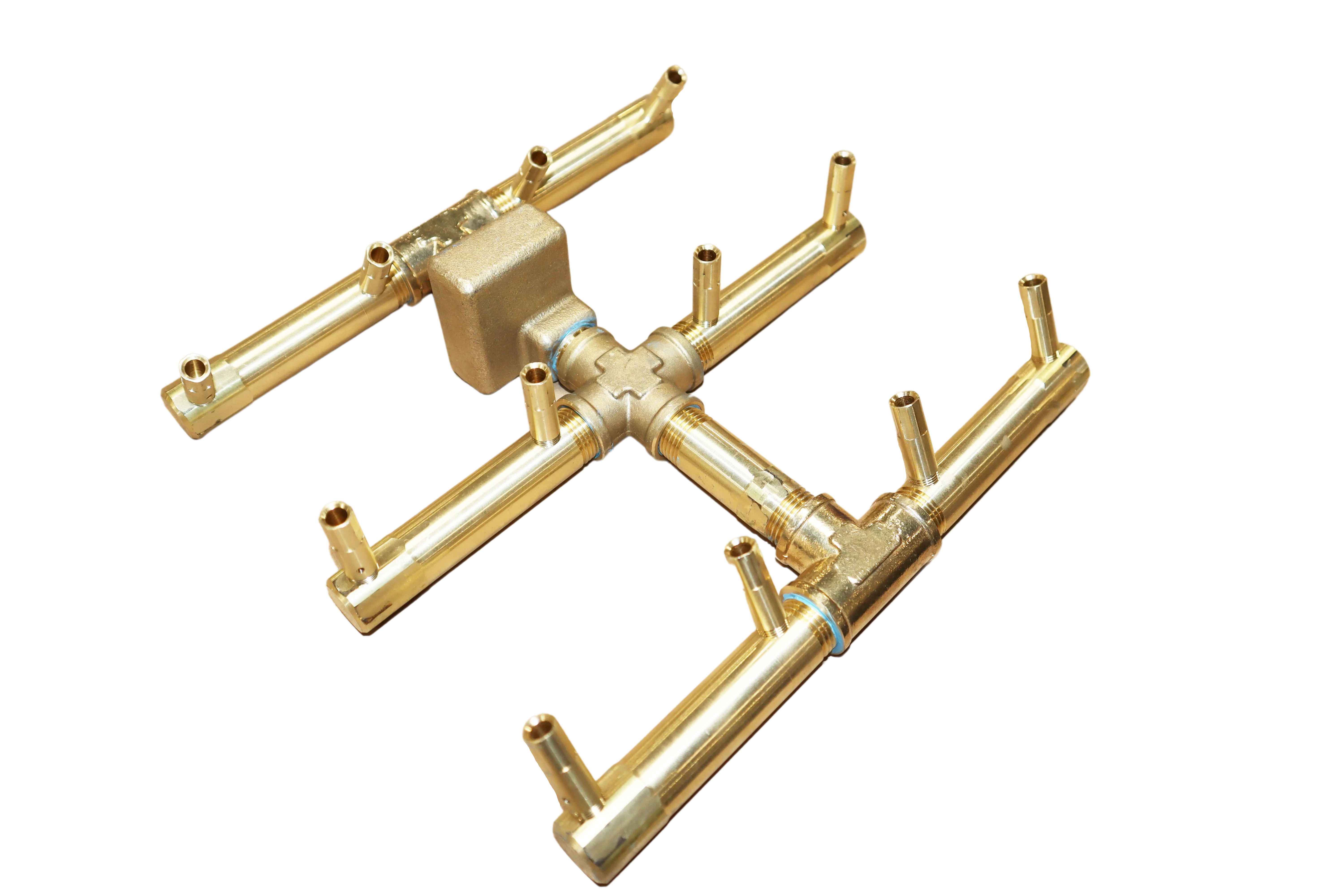 Ultimate Crossfire Bundle: Warming Trends Crossfire CFBST Square Tree-Style Brass Burner Bundle