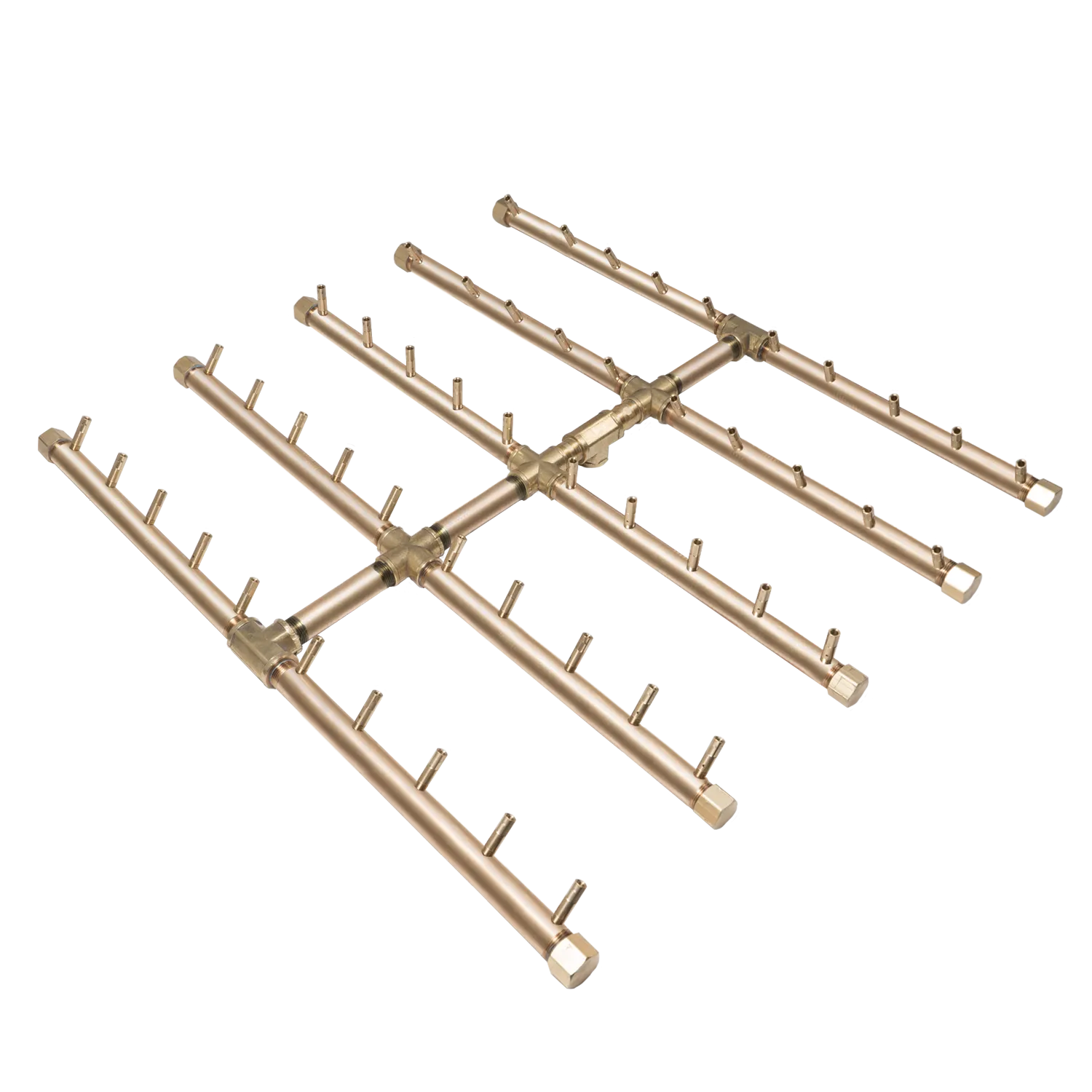 Ultimate Crossfire Bundle: Warming Trends Crossfire CFBST Square Tree-Style Brass Burner Bundle