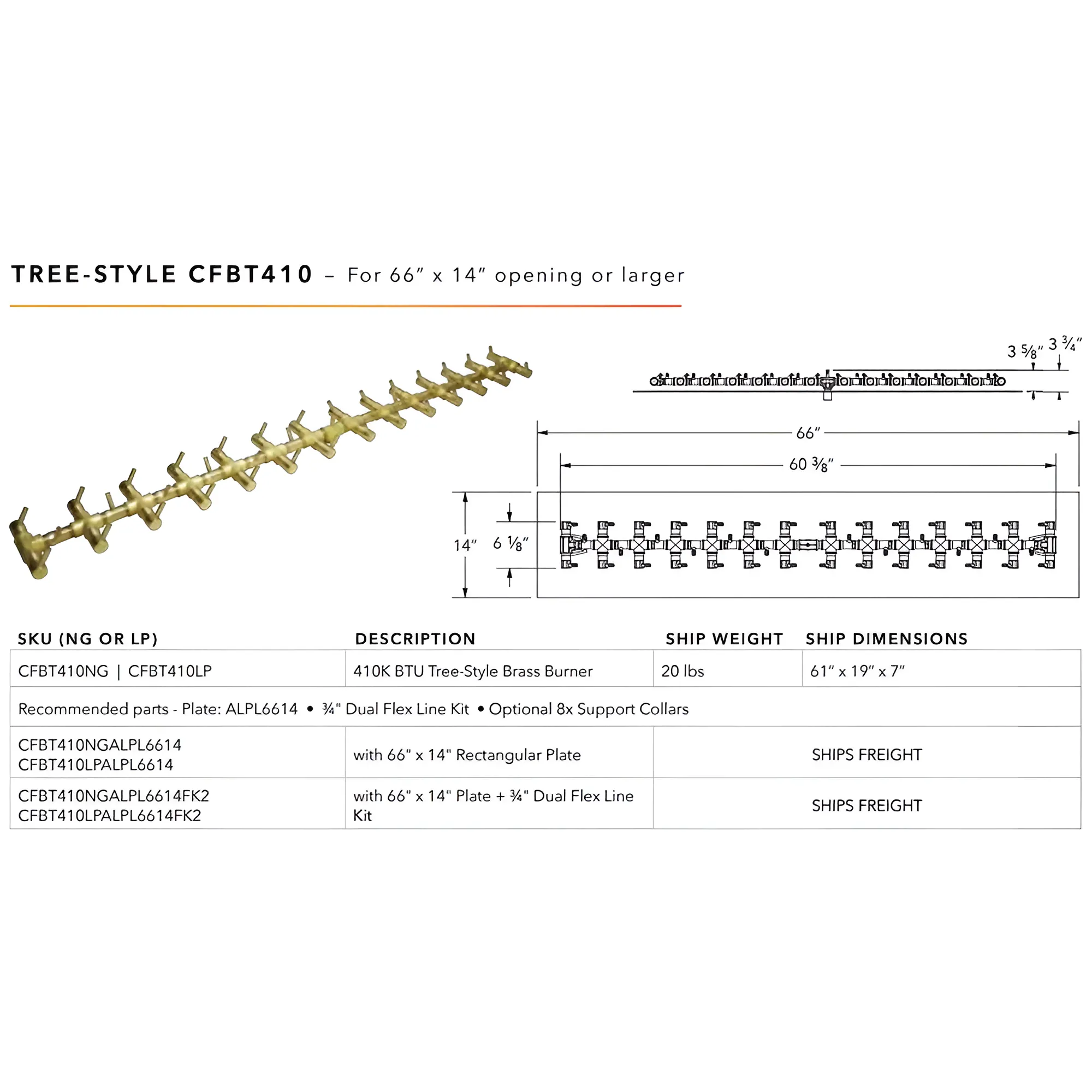 Ultimate Crossfire Bundle: Warming Trends Crossfire CFBT Tree-Style Brass Burner Bundle