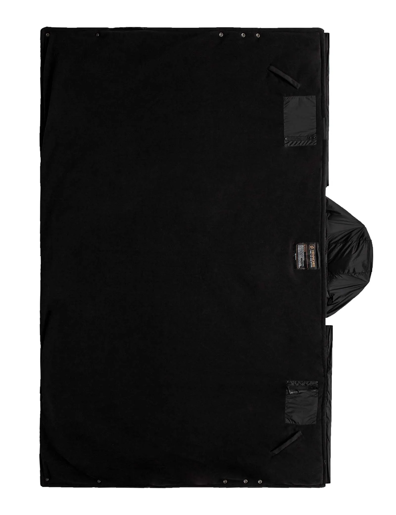 Unisex Heated Poncho - Black