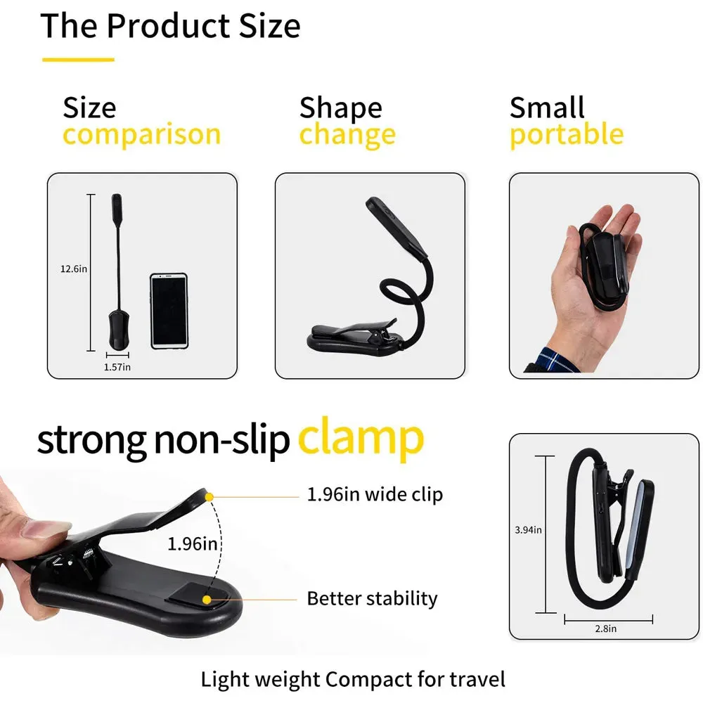 USB Rechargeable LED Book Light