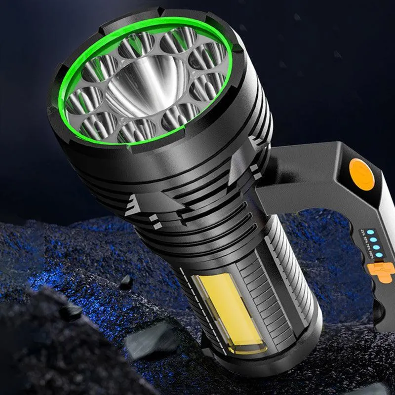 USB Rechargeable LED Flashlight Hand Torch Flash Light