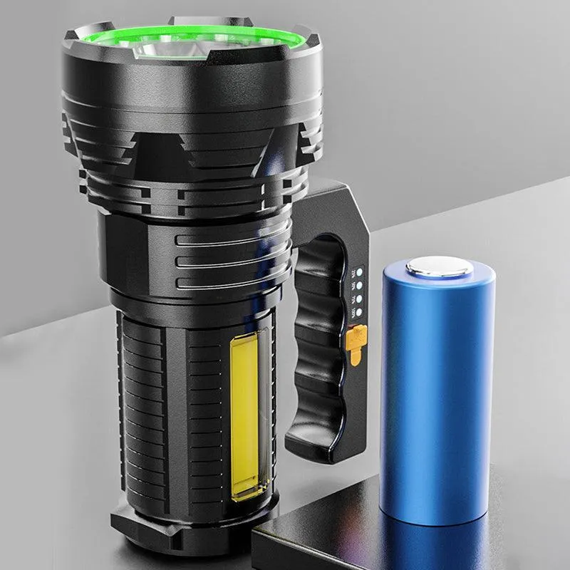 USB Rechargeable LED Flashlight Hand Torch Flash Light