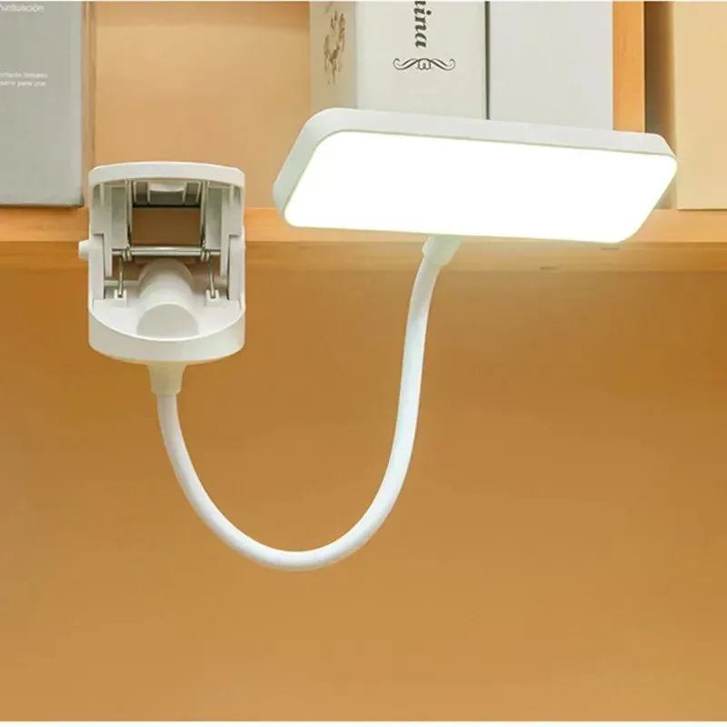 USB Rechargeable LED Table Lamp with 3 Dimming Modes, Eye Protection, and Night Light for Bedside Reading