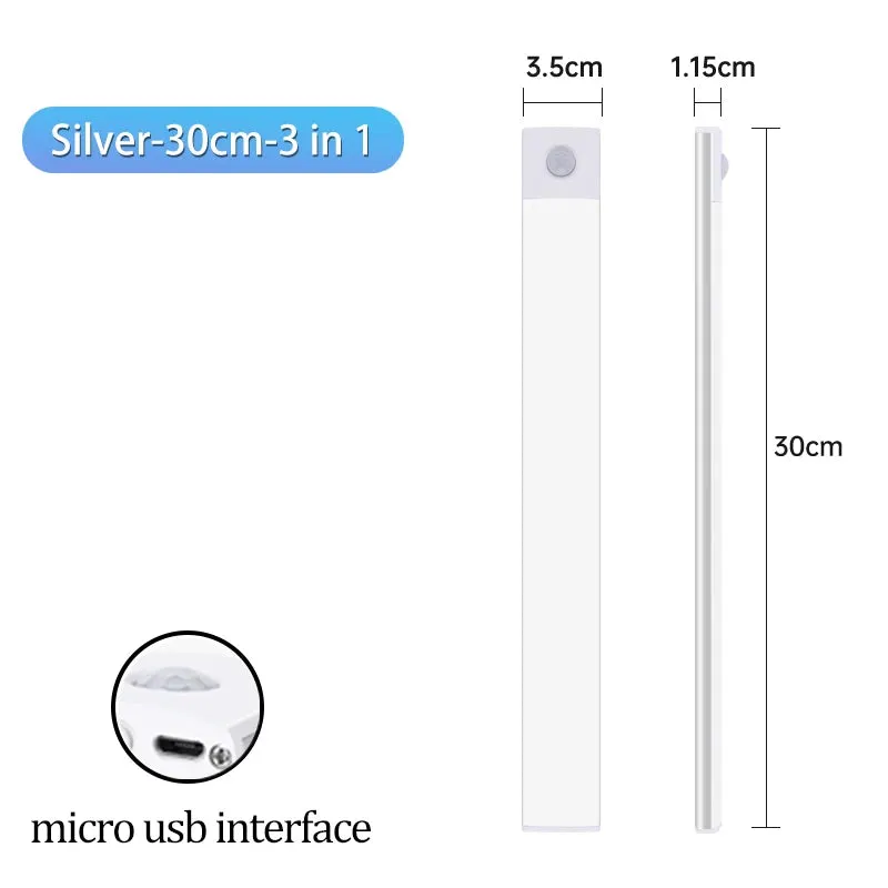 USB Rechargeable Motion Sensor Cabinet Light