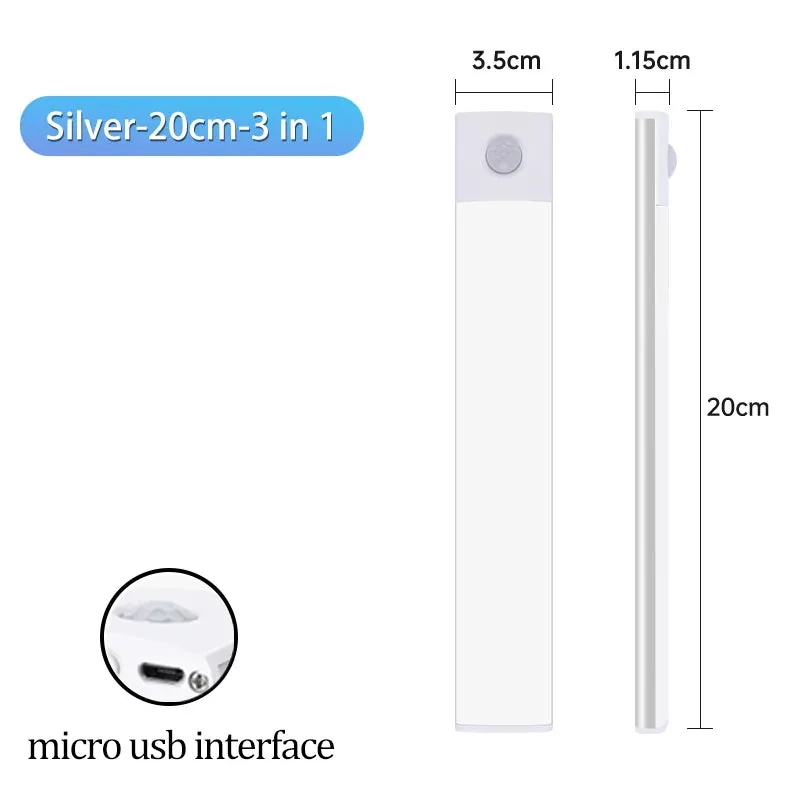 USB Rechargeable Motion Sensor Cabinet Light