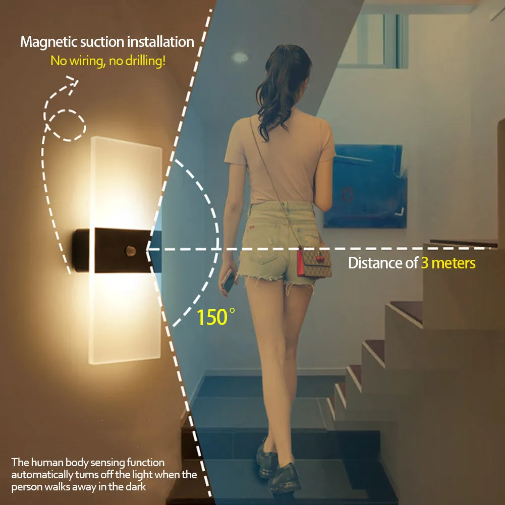 USB Rechargeable Wall Light