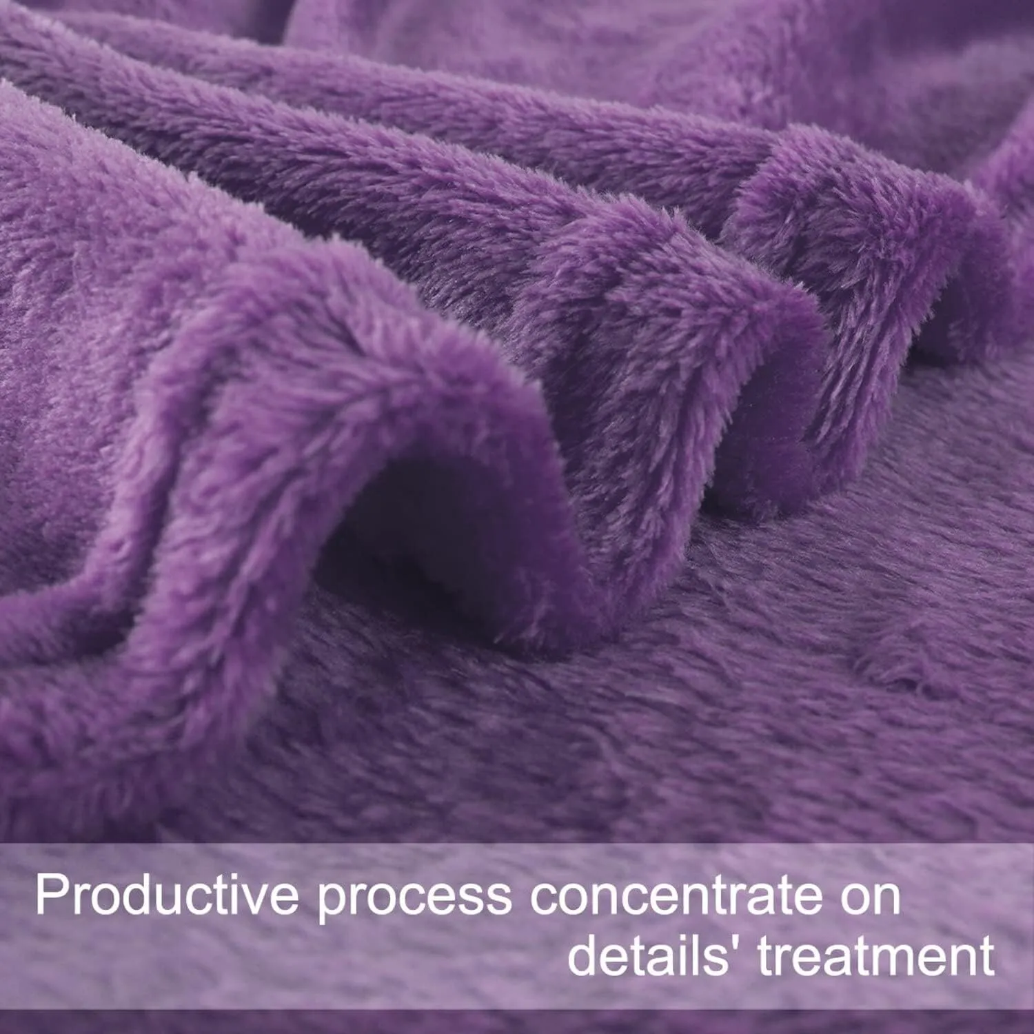 uxcell Flannel Fleece Blanket Twin Size - Soft Lightweight Plush Microfiber Bed Blanket for Sofa or Couch, Machine Washable Blankets Fleeces, Dark Purple 60x78 Inch
