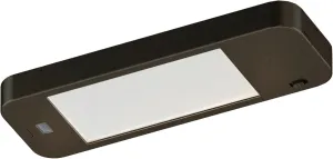 VAXCEL Instalux 8-in Linkable LED Bronze Motion Under Cabinet Strip Light