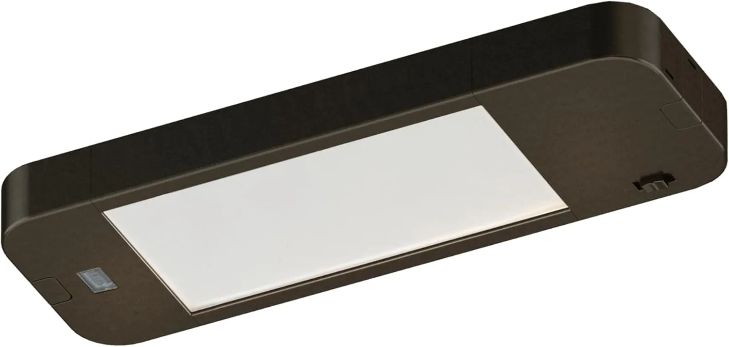 VAXCEL Instalux 8-in Linkable LED Bronze Motion Under Cabinet Strip Light