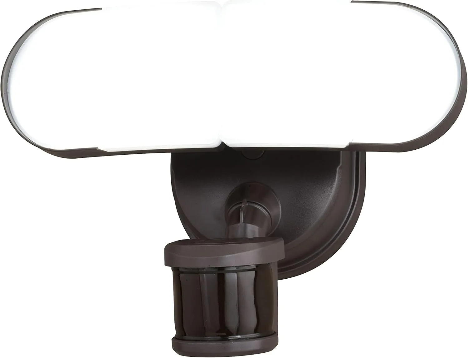 VAXCEL Lambda 2 Light LED Outdoor Motion Sensor Linkable Adjustable Security Flood Light Bronze