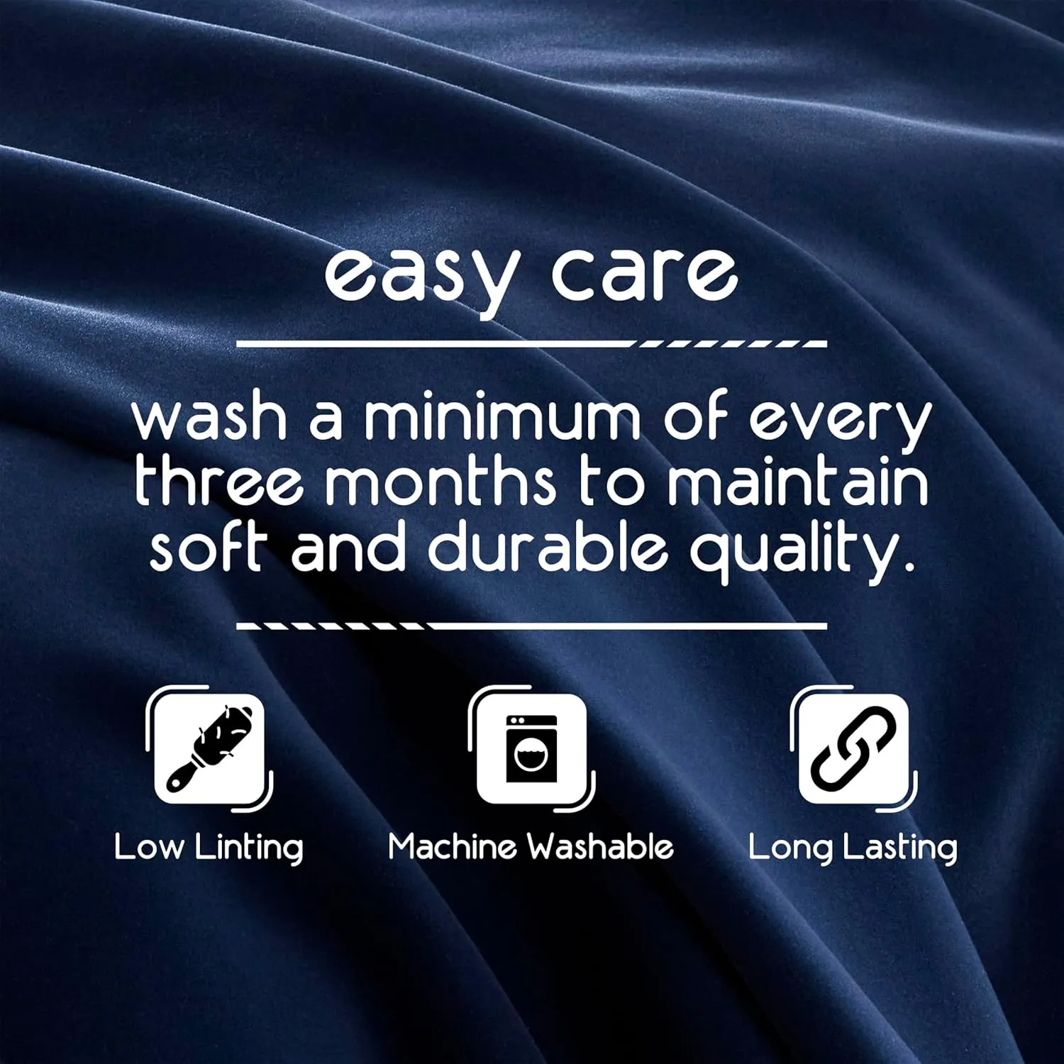 Vellux 1B07054 Original Insulating Core Hotel Style Solid blanket Machine Washable Soft Cozy Warm Thermal Durable Pet Friendly All Seasons Layering Bed Sofa Blankets Navy Blue, Twin, Blue