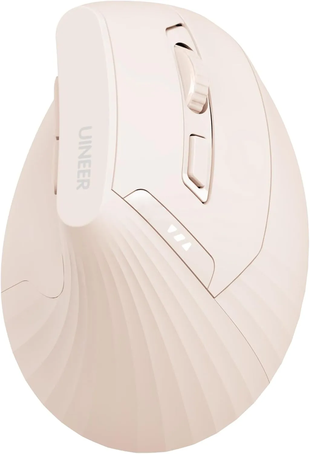 Vertical Mouse Wireless,Bluetooth Mouse with BT5.0/4.0/2.4G, Rechargeable with Battery Indicator,Ergonomic Design for Comfort and Reduced Wrist Strain, Ideal for Home,Office Use,Pink