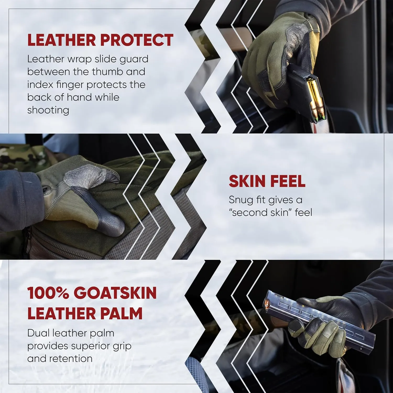 Vertx COF Mens Tactical Gloves, Breathable Glove, Hunting Survival Outdoor Gear, Touch Screen Compatible