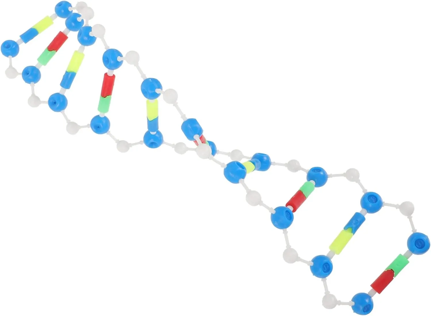 VICASKY 5pcs Educational DNA Model Plastic Double Helix Gene Engine Human Body DNA Assembling Model Suite DIY Double Helix Model Teaching Components Model, As Shownx5pcs, IZ518Y1284HH